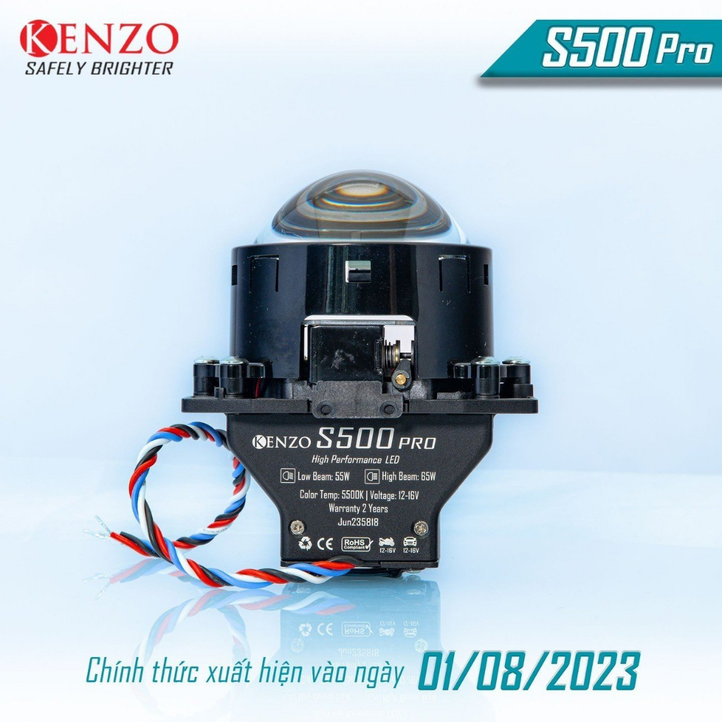 Bi led Kenzo S500 Pro New 2023 - 65W
