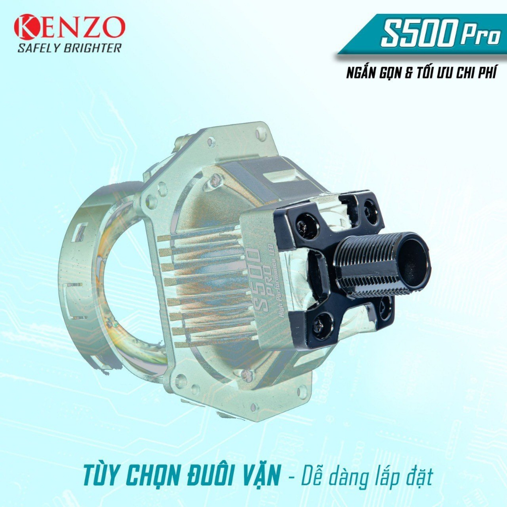 Bi led Kenzo S500 Pro New 2023 - 65W