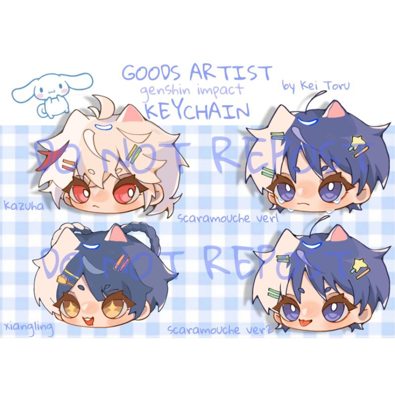 Móc khoá Genshin Impact Chibi