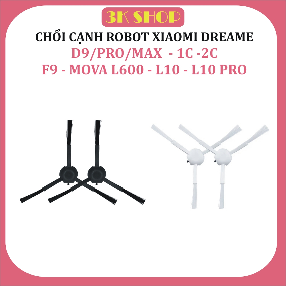 Phụ kiện robot hút bụi lau nhà Xiaomi Dreame D9 Max/Pro, 1C, 2C, F9, L10 Pro Chổi cạnh, Chổi quét, Chổi ven, Chổi Góc