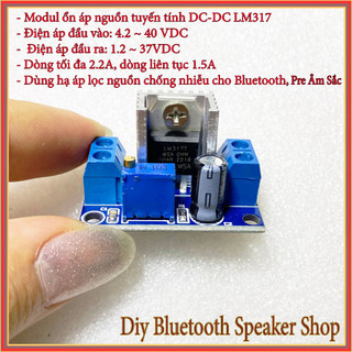 Mạch ổn áp hạ áp nguồn lm317 dc - dc