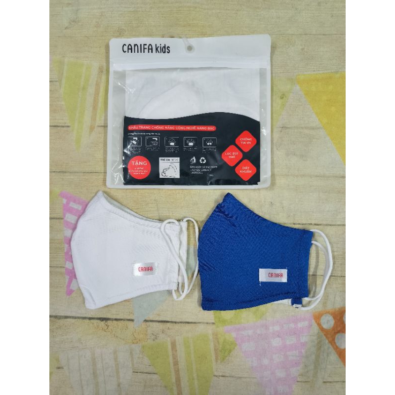 Pack 2 khâủ trang unisex trẻ em Canifa