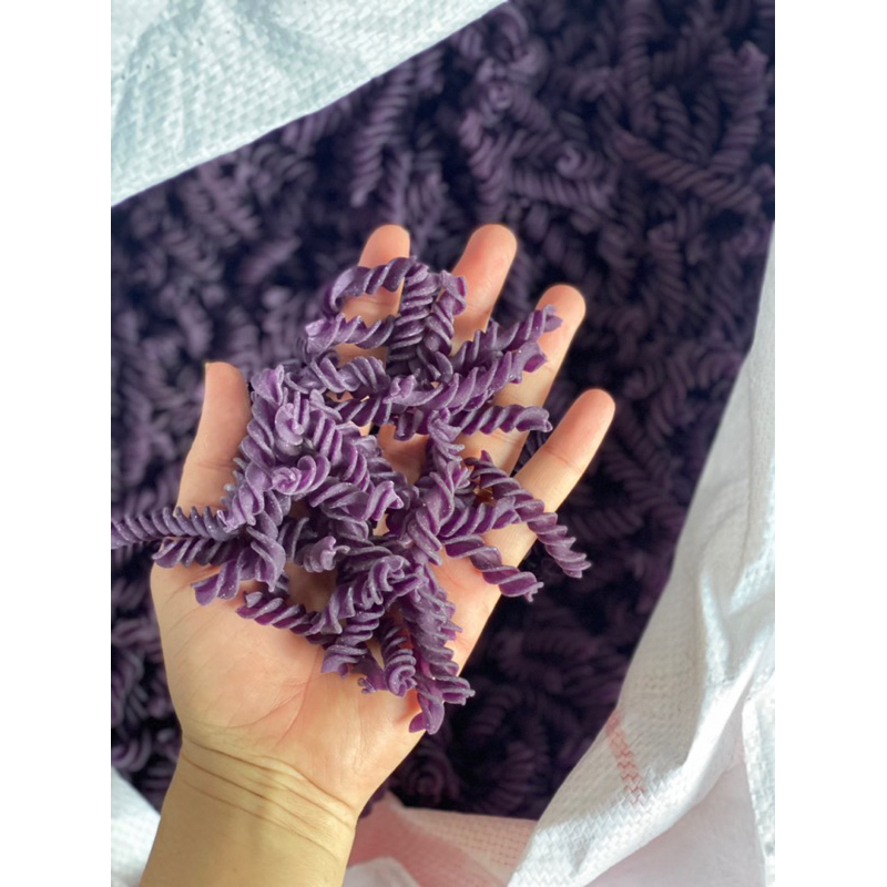 Nui xoắn khoai lang tím túi 500g