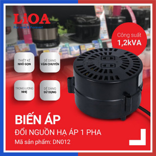Biến áp đổi nguồn lioa 1000/1200/1500va biến áp tự ngẫu lioa 1 pha