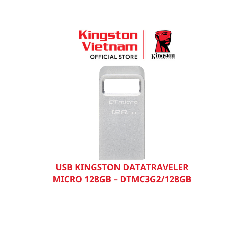 USB KINGSTON DATATRAVELER MICRO – DTMC3G2|64GB|128GB|256GB