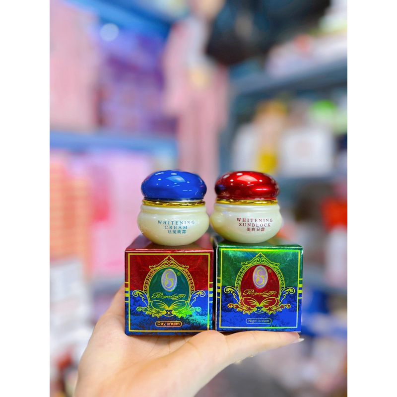 Bộ Kem nám dưỡng trắng da Royalsuffi ngày và đêm 15g