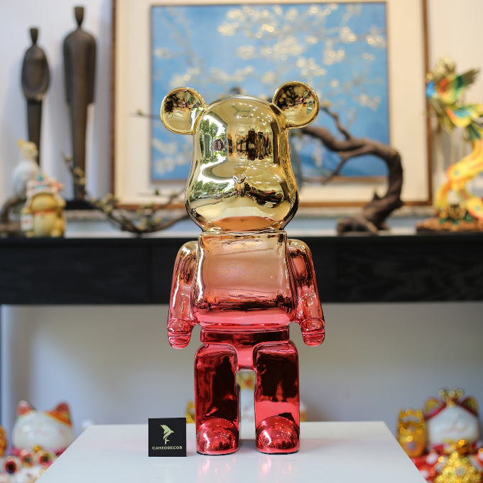 Bearbrick 50cm, Gấu Bearbrick Bụng Phệ, Bearbrick Sơn Nhúng,Mạ Điện,Blink Trang Trí Nhà Cửa Quà Tặng Độc Đáo