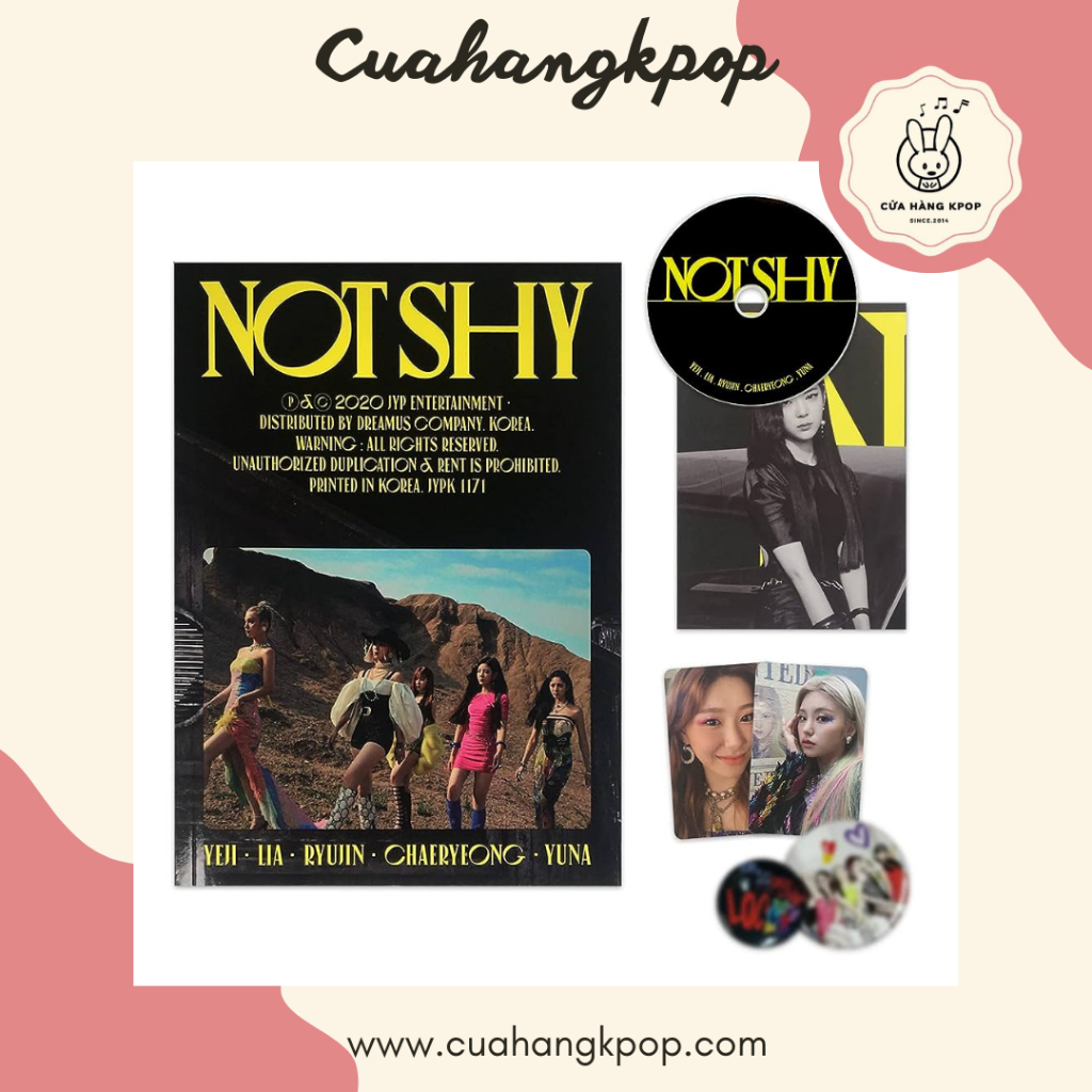 Album ITZY - NOT SHY có sẵn Cửa Hàng KPOP
