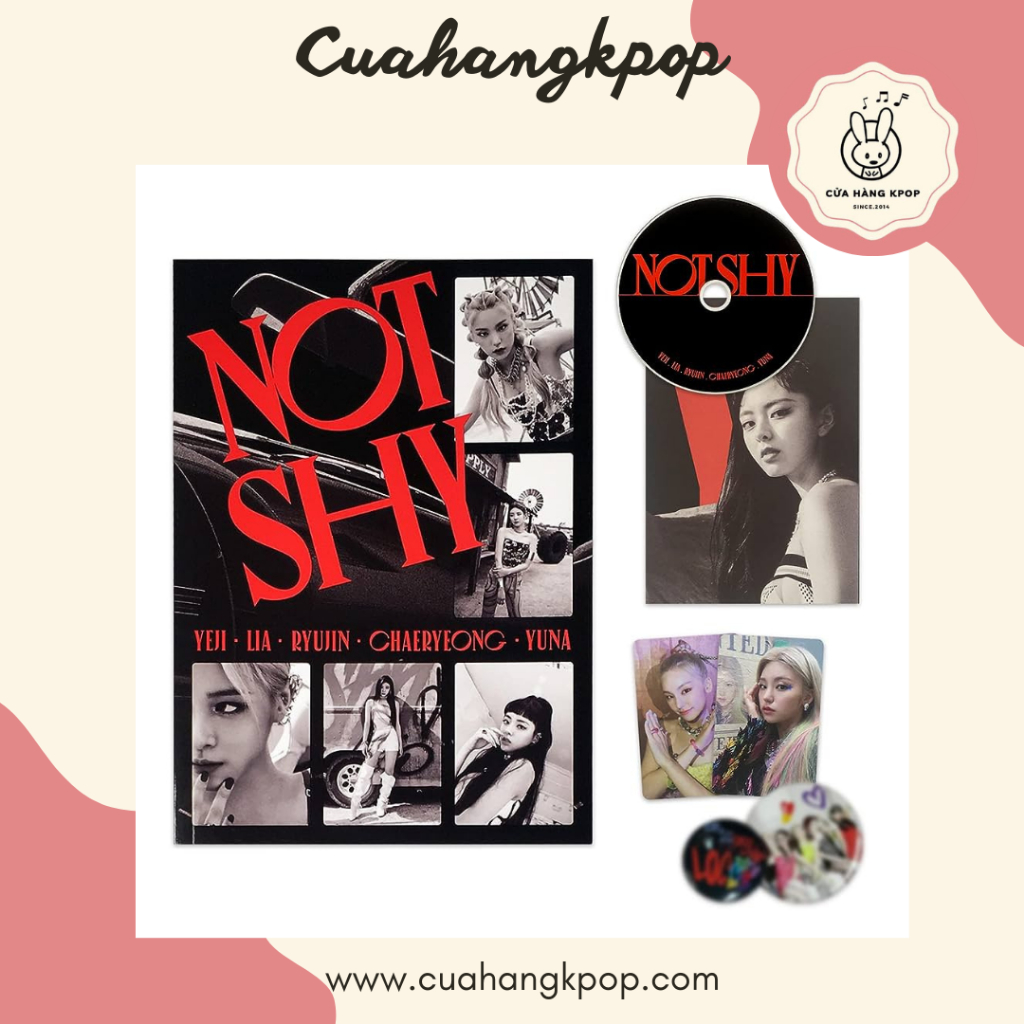 Album ITZY - NOT SHY có sẵn Cửa Hàng KPOP
