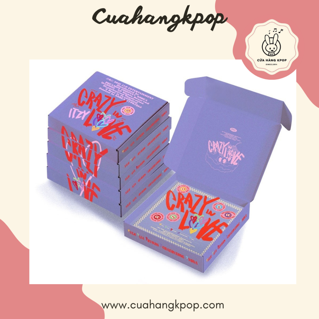 Album ITZY - Crazy In love có sẵn cửa hàng Kpop