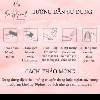 Nails thiết kế 24 móng kiểu dễ thương mã 382