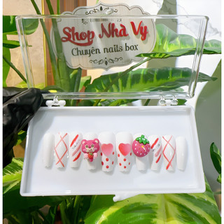 Nails thiết kế 24 móng kiểu dễ thương mã 381