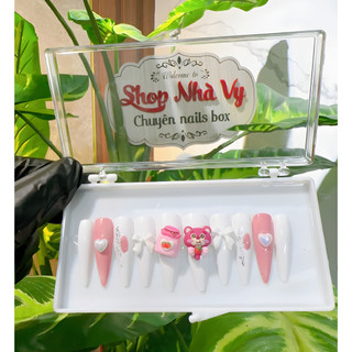 Nails thiết kế 24 móng kiểu dễ thương mã 380