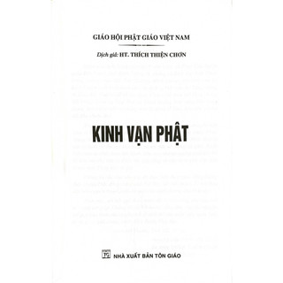 Sách - Kinh Vạn Phật (Bìa cứng)