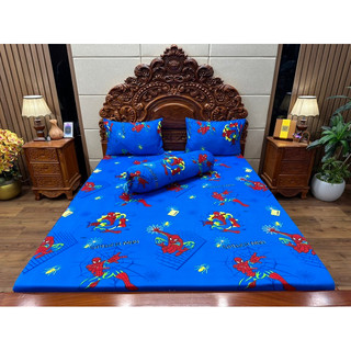 Mẫu người nhện . Bộ chăn ga gối thun hàn quốc
