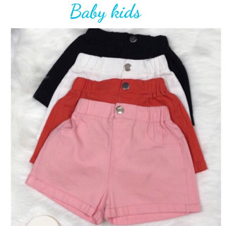 Quần short kaki cho bé gái