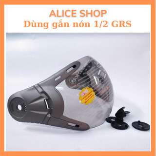 Kính thay thế cho nón bảo hiểm nửa đầu GRS- Kính chắn gió dành cho nón bảo hiểm GRS chính hãng