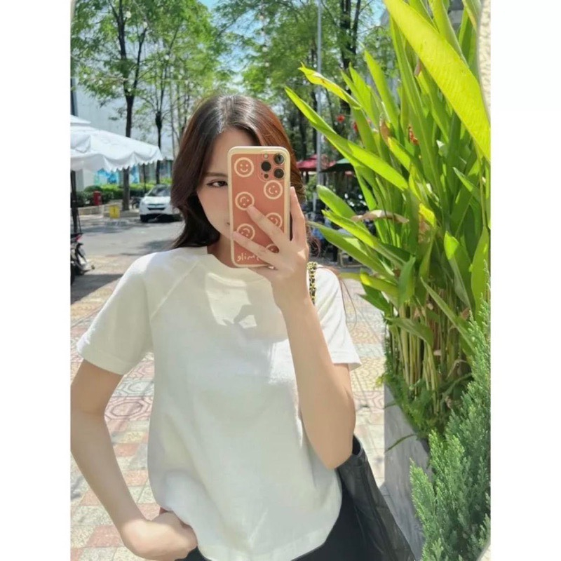 Áo thun baby tee trơn cộc tay cổ tròn dáng ôm BABY TEE cotton khô co giãn PANOSI - A6