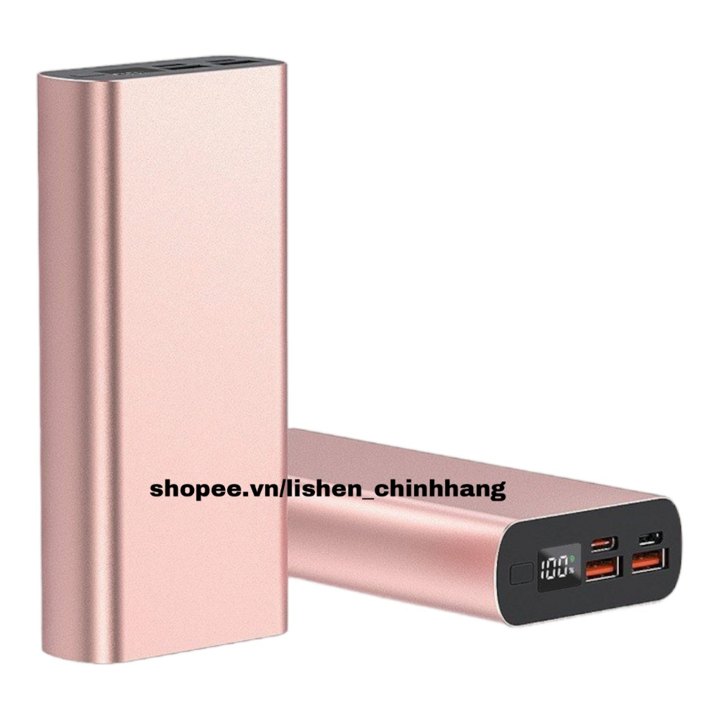 Box sạc nhanh 2 cell lipo 1260110 PD3.0, QC4.0 - 22,5W vỏ nhôm, chưa có pin