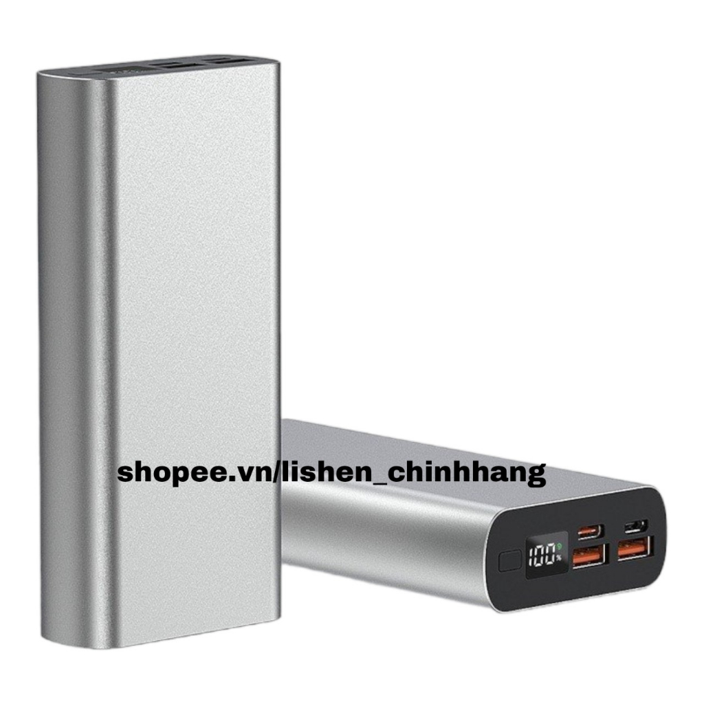 Box sạc nhanh 2 cell lipo 1260110 PD3.0, QC4.0 - 22,5W vỏ nhôm, chưa có pin