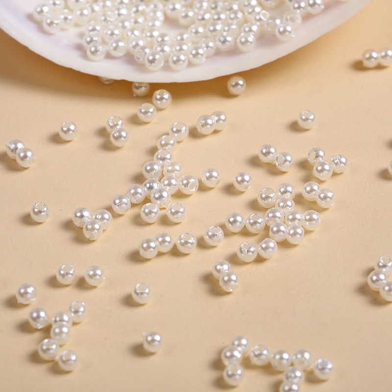 100 Hạt nhựa ABS giả hạt trai làm handmade DIY - MH588
