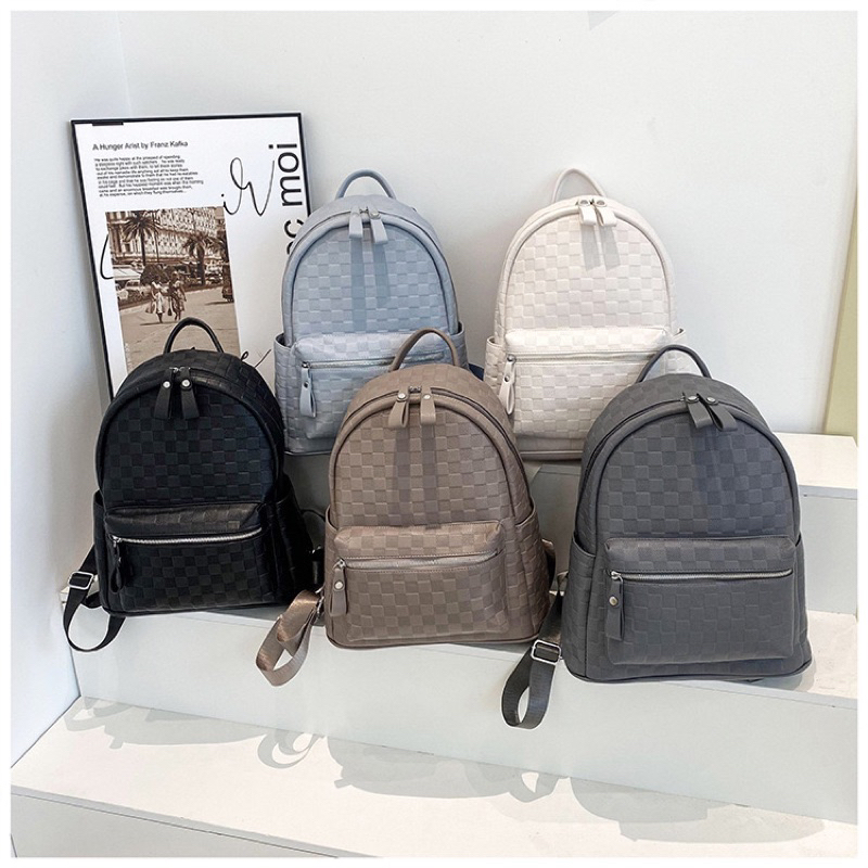 MASON BACKPACK NÂU - Balo DA PU CAO CẤP đi học , đi làm ,…