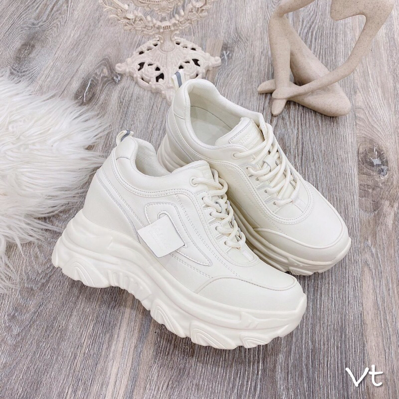 Giày thể thao sneaker độn đế 8cm siêu hách dáng,hàng quảng châu cao cấp bao êm bao mềm