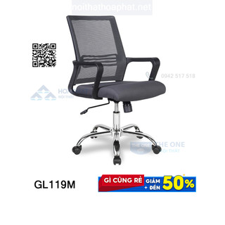 Ghế lưới hòa phát gl119 - theone - ghế xoay 360 độ nâng hạ độ cao tùy chỉnh