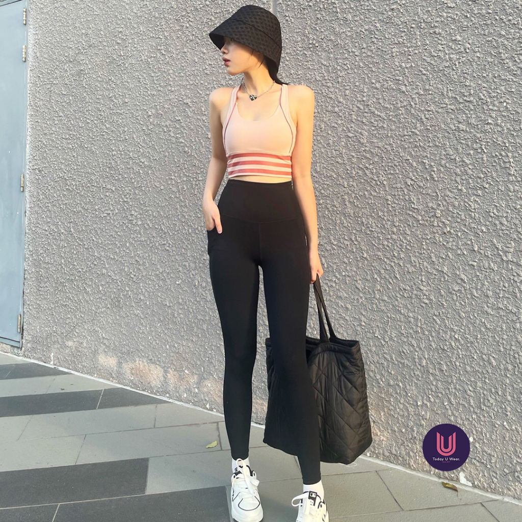 Áo tập bra gym yoga thể thao nữ Lollipop nâng vòng 1 hai màu Today U Wear