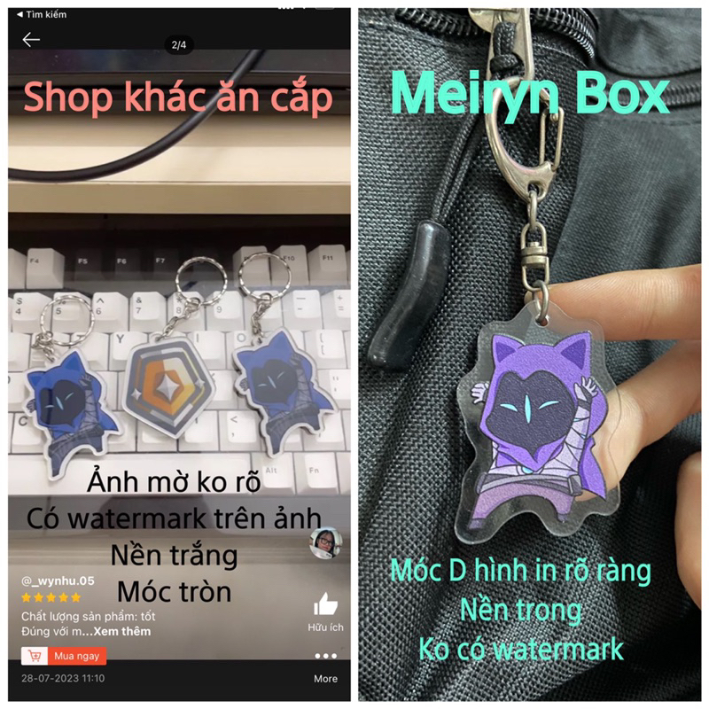 Móc khoá Wingman - Gekko - VALORANT - Meiryn Box