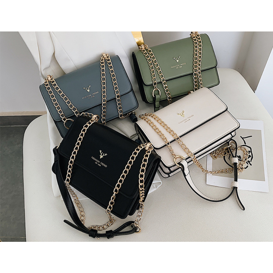 Túi xách nữ đẹp đeo chéo vai thời trang trẻ trung công sở dáng vuông nhiều ngăn