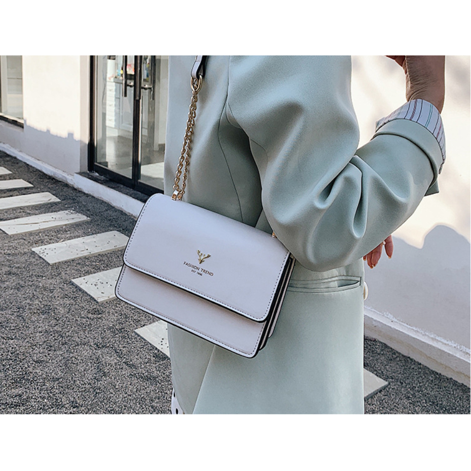 Túi xách nữ đẹp đeo chéo vai thời trang trẻ trung công sở dáng vuông nhiều ngăn