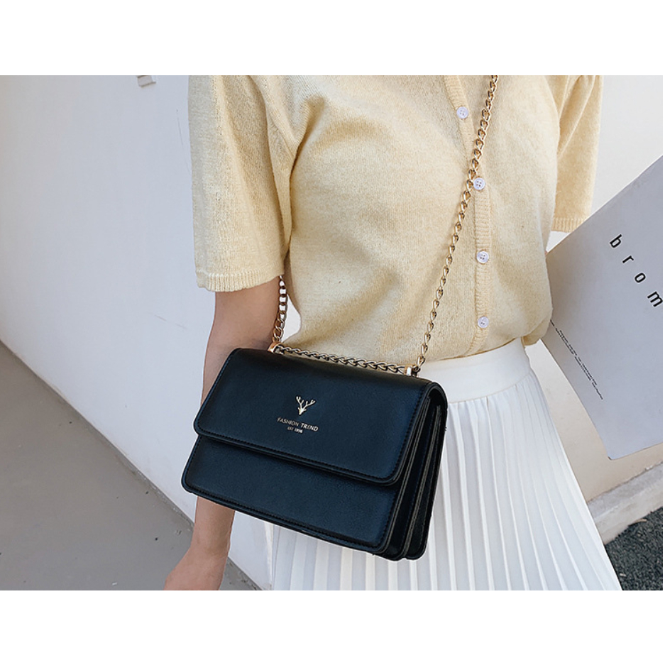 Túi xách nữ đẹp đeo chéo vai thời trang trẻ trung công sở dáng vuông nhiều ngăn