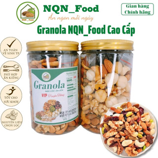 Granola, ngũ cốc giảm cân, ngũ cốc bầu, granola ăn kiêng NQN_Food 500g + quà tặng
