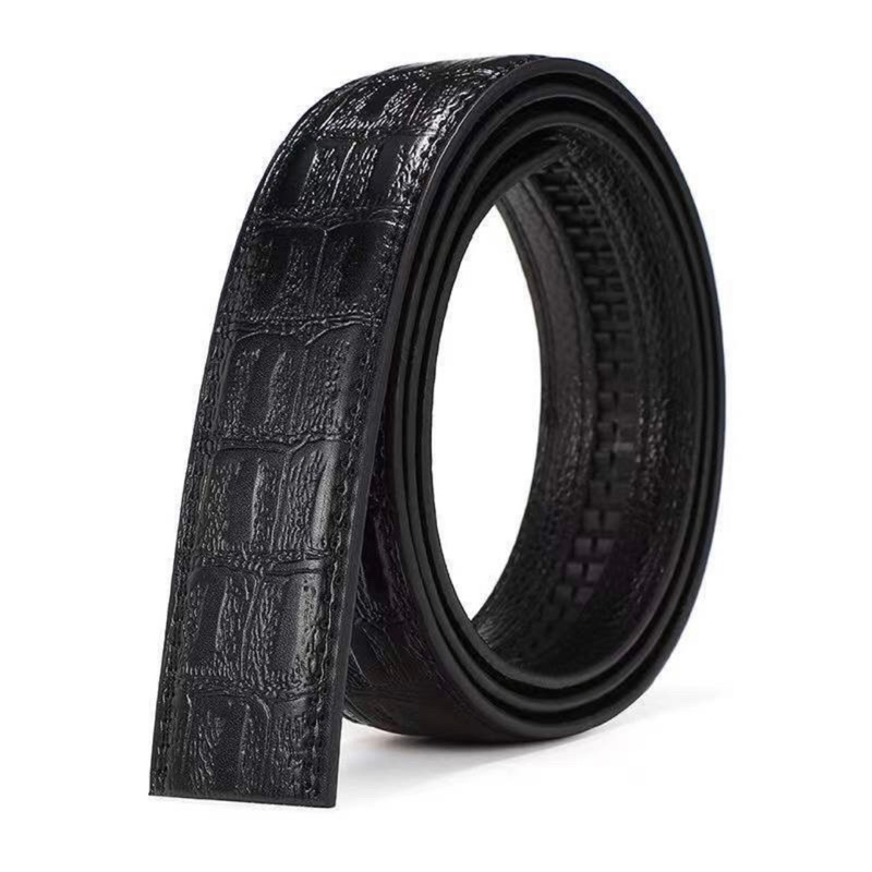 Thắt Lưng Nam Dây Nịt Nam Họa Tiết Cá Sấu Khóa Tự Động