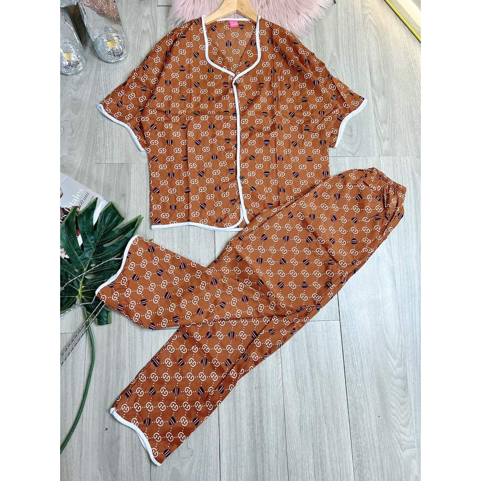 Đồ bộ nữ pijama tay cánh dơi  vải lụa mỏng, mịn, mát
