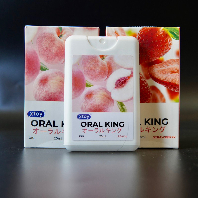Xịt thơm miệng XTOY Oral King hương dâu ngọt ngào, thơm miệng, sạch sẽ thơm tho - 20ml