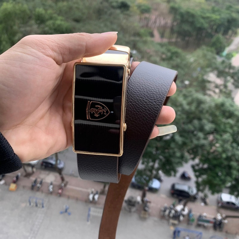 Thắt Lưng Nam Dây Nịt Nam Khoá Con Lăn Họa Tiết Ngẫu Nhiên Dây Trơn