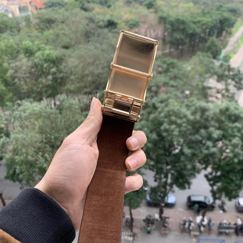 Thắt Lưng Nam Dây Nịt Nam Khoá Con Lăn Họa Tiết Ngẫu Nhiên Dây Trơn