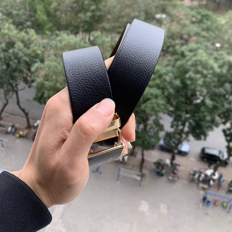 Thắt Lưng Nam Dây Nịt Nam Khoá Con Lăn Họa Tiết Ngẫu Nhiên Dây Trơn