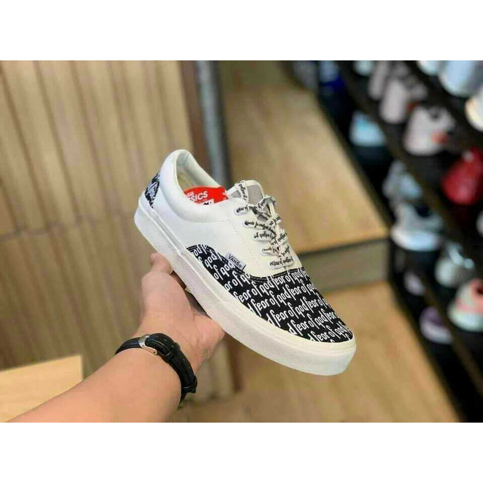 GIÀY THỂ THAO VANS CARO , FOG, FULL TRẮNG NAM NỮ HOT HIT 2023