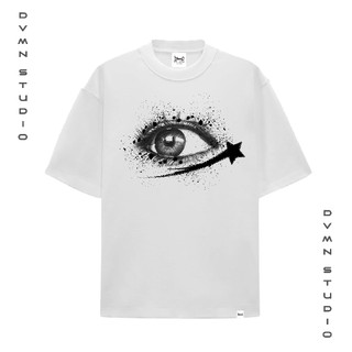 Dvmn/look at my eyes ss1/white tee