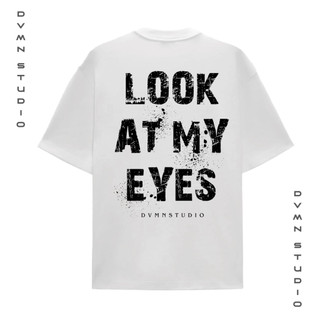 DVMN/LOOK AT MY EYES SS1/WHITE TEE