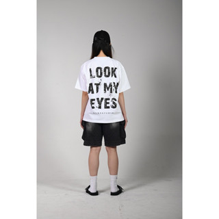 DVMN/LOOK AT MY EYES SS1/WHITE TEE