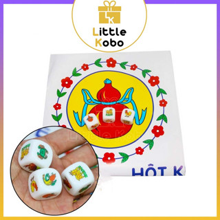 [Hột Đá] Bầu Cua Tôm Cá Hạt Đá Loại To 25mm Nhựa Rẻ Bền Đẹp Đồ Chơi Trẻ Em Xả Stress Giải Trí Tuệ