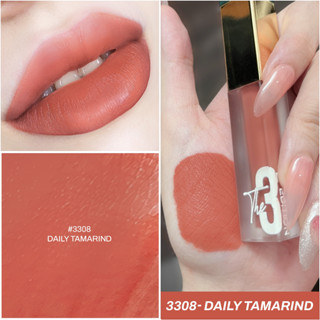   MUA 2 GIẢM 90K  Son Kem 2 Đầu Posshe Siêu Lì Không Trôi Màu 3308 - Cam Ngọt - Mua 2 Cây Tặng Combo Quà Posshe 