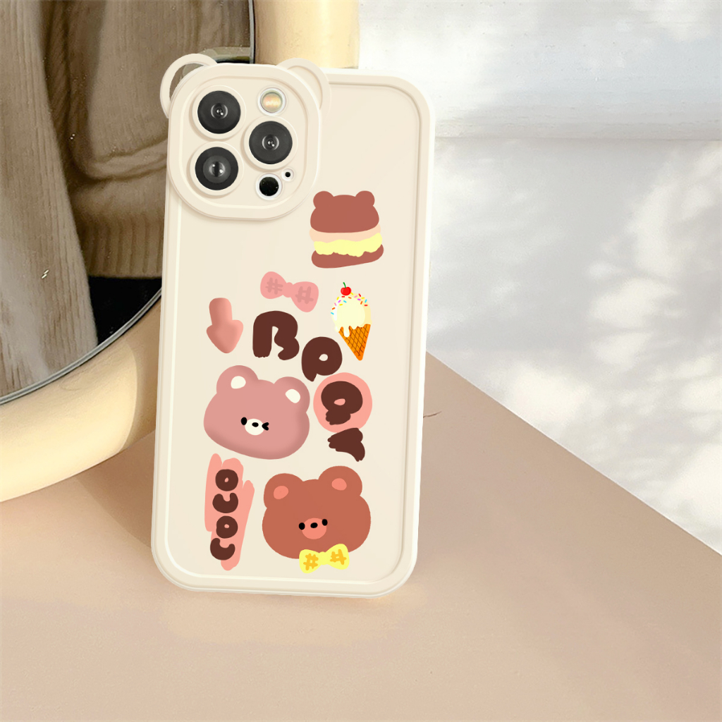 Ốp lưng iphone camera gấu Nice Bear 6/6plus/6s/6splus/7/7plus/8/8plus/x/xs/11/12/13/14/pro/max/promax/plus/shin/case