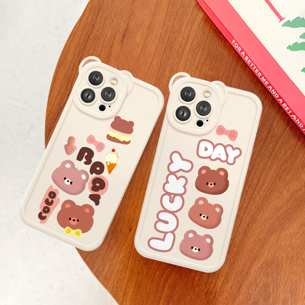 Ốp lưng iphone camera gấu Nice Bear 6/6plus/6s/6splus/7/7plus/8/8plus/x/xs/11/12/13/14/pro/max/promax/plus/shin/case
