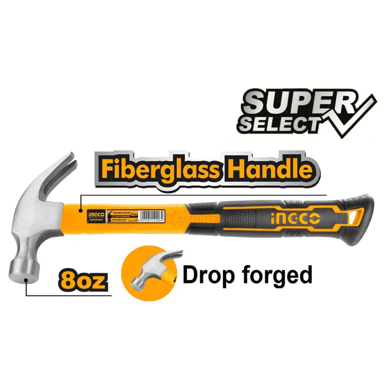 ĐỒ NGHỀ INGCO Búa nhổ đinh 220g & 450g HCHS8008 / HCHS8008