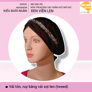 Nón vải hóa tri, cancer, chemo hat, mũ trùm đầu, nón dành cho bệnh nhân ung thư, mềm mịn mát #nonanson
